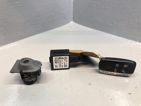 Range Rover Evoque Key Remote and Blade with Door Lock 2011 to 2015 L27105