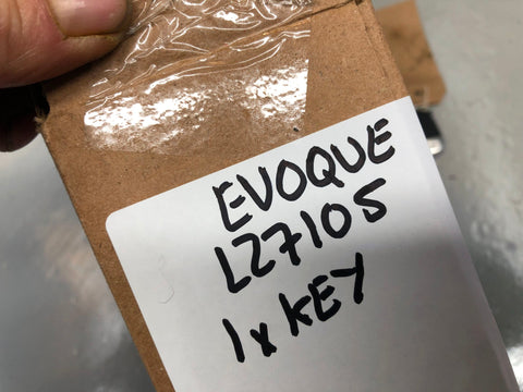 Range Rover Evoque Key Remote and Blade with Door Lock 2011 to 2015 L27105