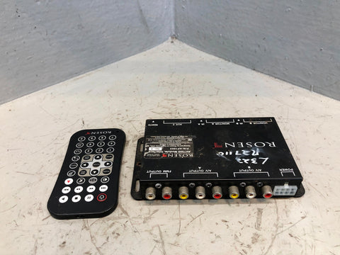 Rosen AV7500 Monitor DVD Entertainment Module A/V Input Output Unit with Remote