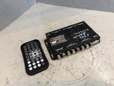 Rosen AV7500 Monitor DVD Entertainment Module A/V Input Output Unit with Remote