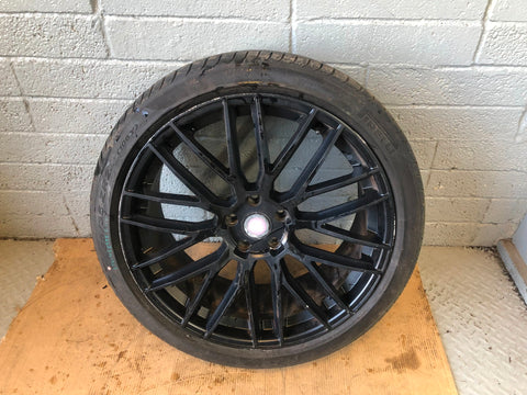Riviera RV126 Alloy Wheels with Tyres Set of 4 22"x 10J 285/35ZR22 Black L24045
