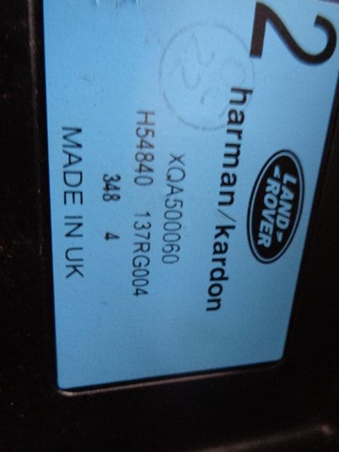 Range Rover L322 Harman Kardon Subwoofer Speaker XQA500060 -
