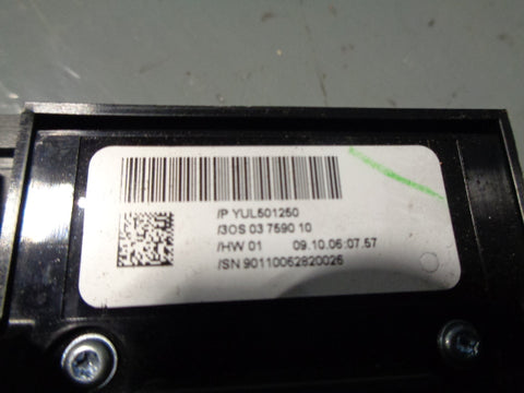 Range Rover L322 Clock Tailgate Release DSC and PDC Controls