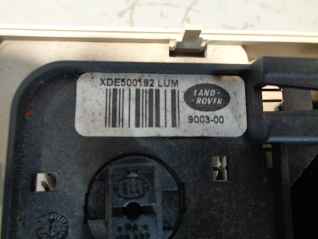 Discovery 3 Rear Heater Controls Panel and Interior Light