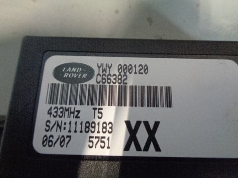 Remote Alarm Receiver YWY000120 Discovery 3 Range Rover