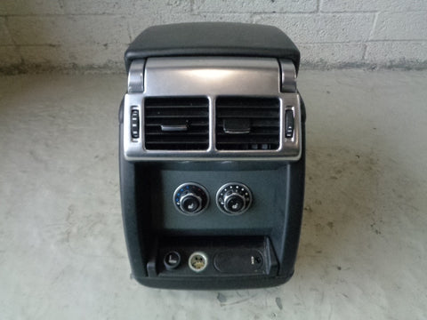 Range Rover L322 Leather Arm Rest Centre Console Black 12v Aux Facelift R09033