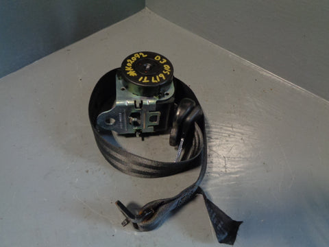 Discovery 3 Seat Belt 3rd Row Off Side Rear in Black Type 1
