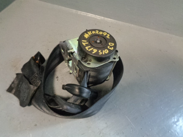 Discovery 3 Seat Belt 3rd Row Off Side Rear in Black Type 1