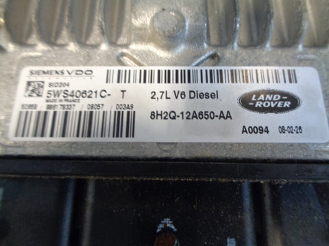 Range Rover Sport Engine ECU 2.7 TDV6 8H2Q-12A650-AA 2007