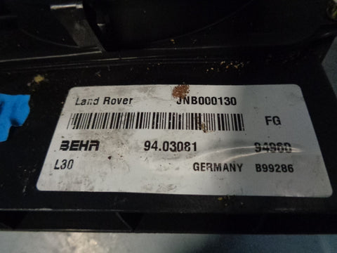 Range Rover L322 Rear Heater Blower Motor Air Con JNB000130