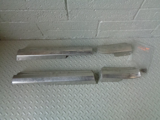 Freelander 1 Kick Plates Door Sill in Silver Set of 4 Land Rover 2001 to 2006