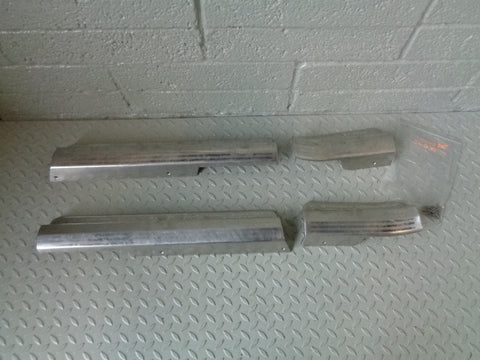 Freelander 1 Kick Plates Door Sill in Silver Set of 4 Land Rover 2001 to 2006