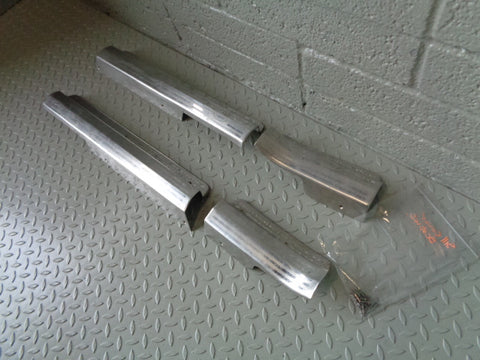 Freelander 1 Kick Plates Door Sill in Silver Set of 4 Land Rover 2001 to 2006