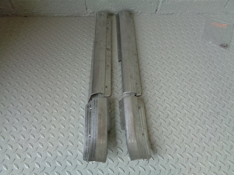 Freelander 1 Kick Plates Door Sill in Silver Set of 4 Land Rover 2001 to 2006