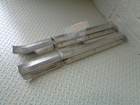 Freelander 1 Kick Plates Door Sill in Silver Set of 4 Land Rover 2001 to 2006