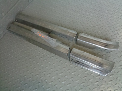 Freelander 1 Kick Plates Door Sill in Silver Set of 4 Land Rover 2001 to 2006