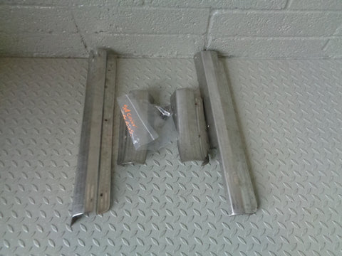 Freelander 1 Kick Plates Door Sill in Silver Set of 4 Land Rover 2001 to 2006