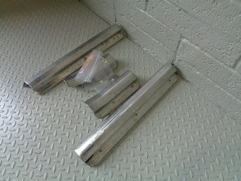 Freelander 1 Kick Plates Door Sill in Silver Set of 4 Land Rover 2001 to 2006