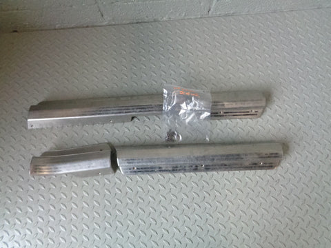 Freelander 1 Kick Plates Door Sill in Silver Set of 4 Land Rover 2001 to 2006