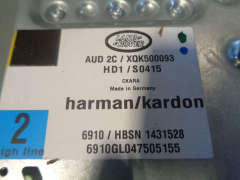 Discovery 3 Amp XQK500093 Harman Kardon Land Rover 2004