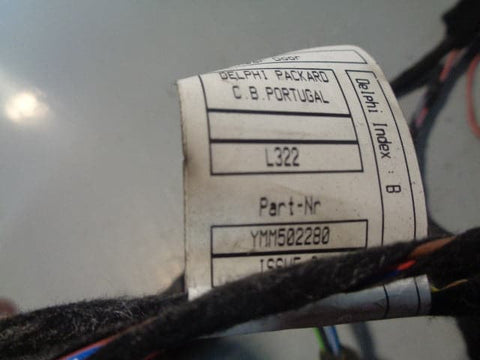 Range Rover Door Wiring Loom Harness Near Side Rear L322