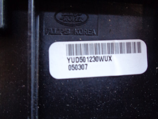 Discovery 3 Terrain Settings Panel Switch Air Suspension