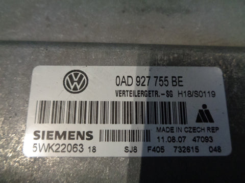 Volkswagen VW Touareg 7L Transfer Gearbox ECU 0AD 927 755