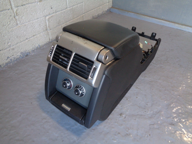 Range Rover L322 Leather Arm Rest Centre Console Black 12v