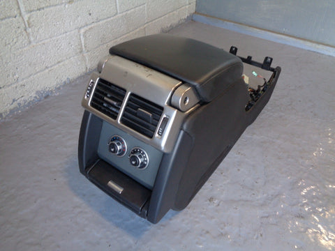 Range Rover L322 Leather Arm Rest Centre Console Black 12v