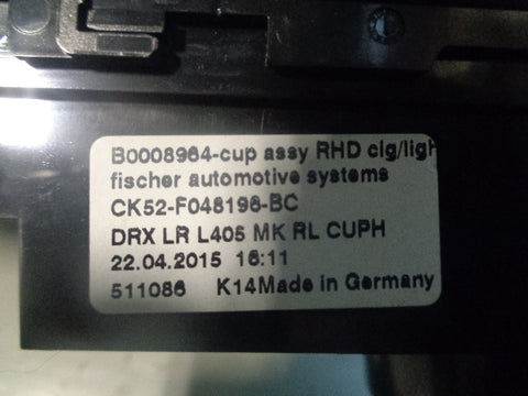 Range Rover L405 Centre Console Cup Holders CK52-F048196-BC 2013 to 2017
