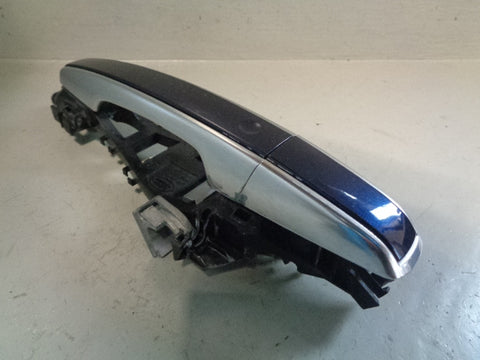 Range Rover L405 Door Handle Exterior Near Side Rear Silver Loire Blue 2013 to 2017