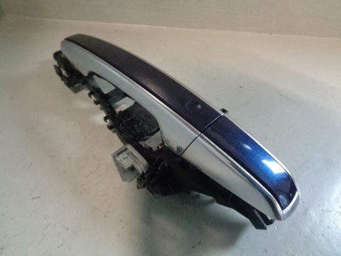 Range Rover L405 Door Handle Exterior Near Side Front Silver Loire Blue 2013 to 2017
