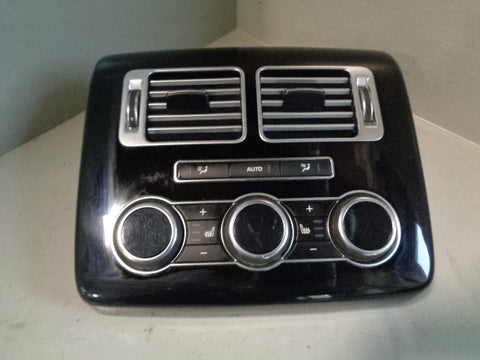 Range Rover L405 Centre Console Rear Panel with Vents and Heater Panel in Black