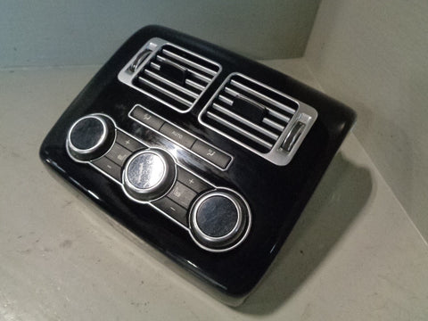 Range Rover L405 Centre Console Rear Panel with Vents and Heater Panel in Black