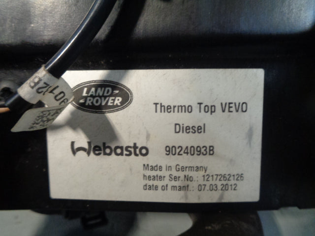 Range Rover Sport Webasto Diesel Pre Heater L320 9024093B