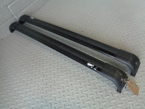 Discovery 3 and 4 Roof Rack Cross Bars in Black with Key Land Rover K29033