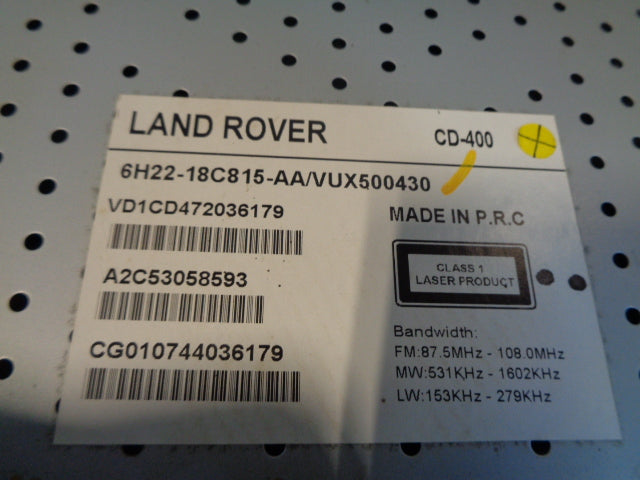 Discovery 3 Radio With CD Player VUX500430 Land Rover 2004