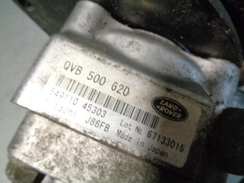 Power Steering Pump QVB500620 Land Rover Discovery 3 Range