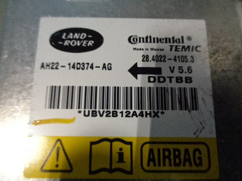 Range Rover Sport Airbag Control Module AH22-14D374-AG L320