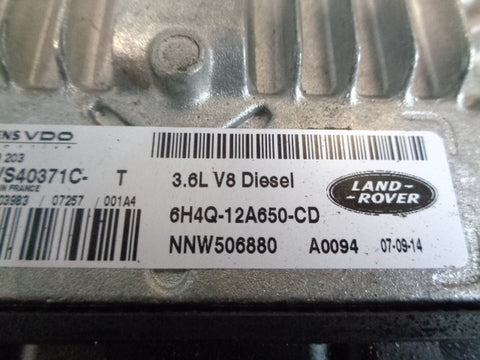 Range Rover Sport Engine ECU NNW506880 3.6 TDV8 2006 to 2010