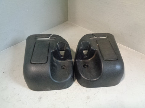 Discovery 2 Seat Belt Guide Rear Pair in Black Land Rover 1998 to 2004