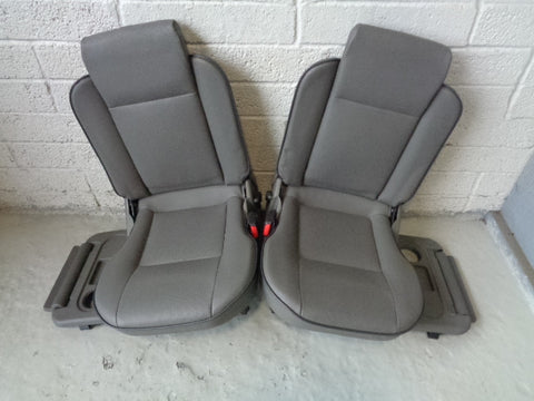 Discovery 2 Dickie Seats Pair Grey Leather 3rd Row Land Rover R13092