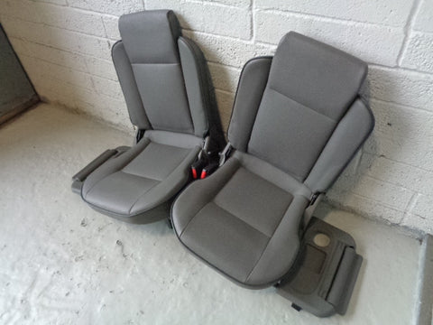 Discovery 2 Dickie Seats Pair Grey Leather 3rd Row Land Rover R13092