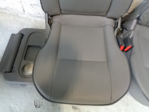 Discovery 2 Dickie Seats Pair Grey Leather 3rd Row Land Rover R13092