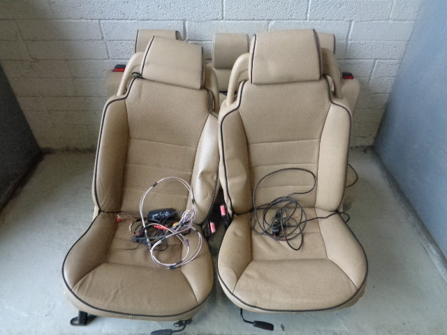 Discovery 2 Seats Beige Manual Leather x5 Land Rover 1998 to 2004 06033