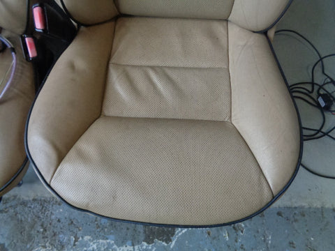 Discovery 2 Seats Beige Manual Leather x5 Land Rover 1998 to 2004 06033
