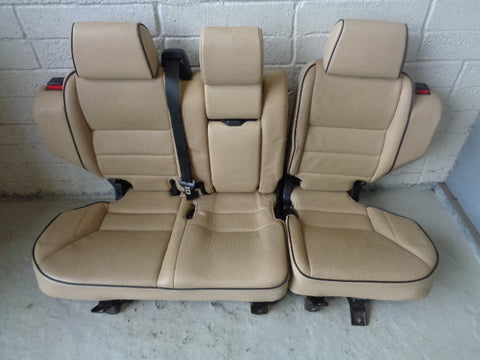 Discovery 2 Seats Beige Manual Leather x5 Land Rover 1998 to 2004 06033