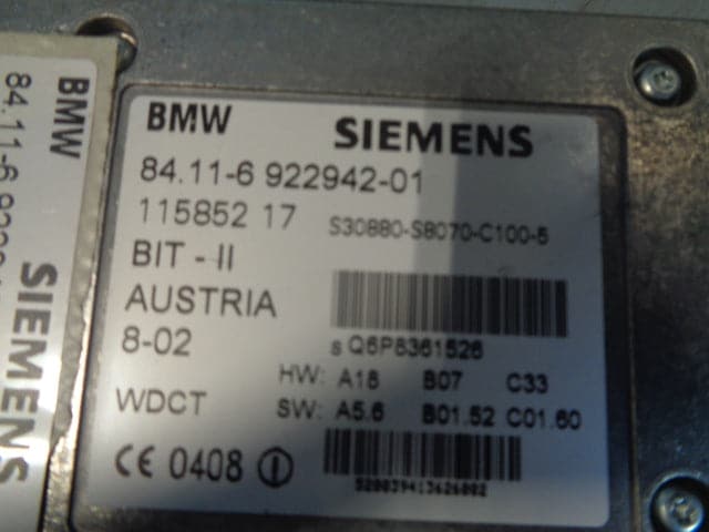 Range Rover Phone Module 84.11-6 922942 L322 Telephone Receiver 2002 t ...