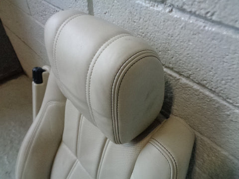 Range Rover L405 Seat Back Front Near Side Left Leather Ivory 2013 to 2017 15023