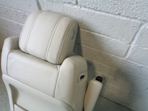 Range Rover L405 Seat Back Front Near Side Left Leather Ivory 2013 to 2017 15023